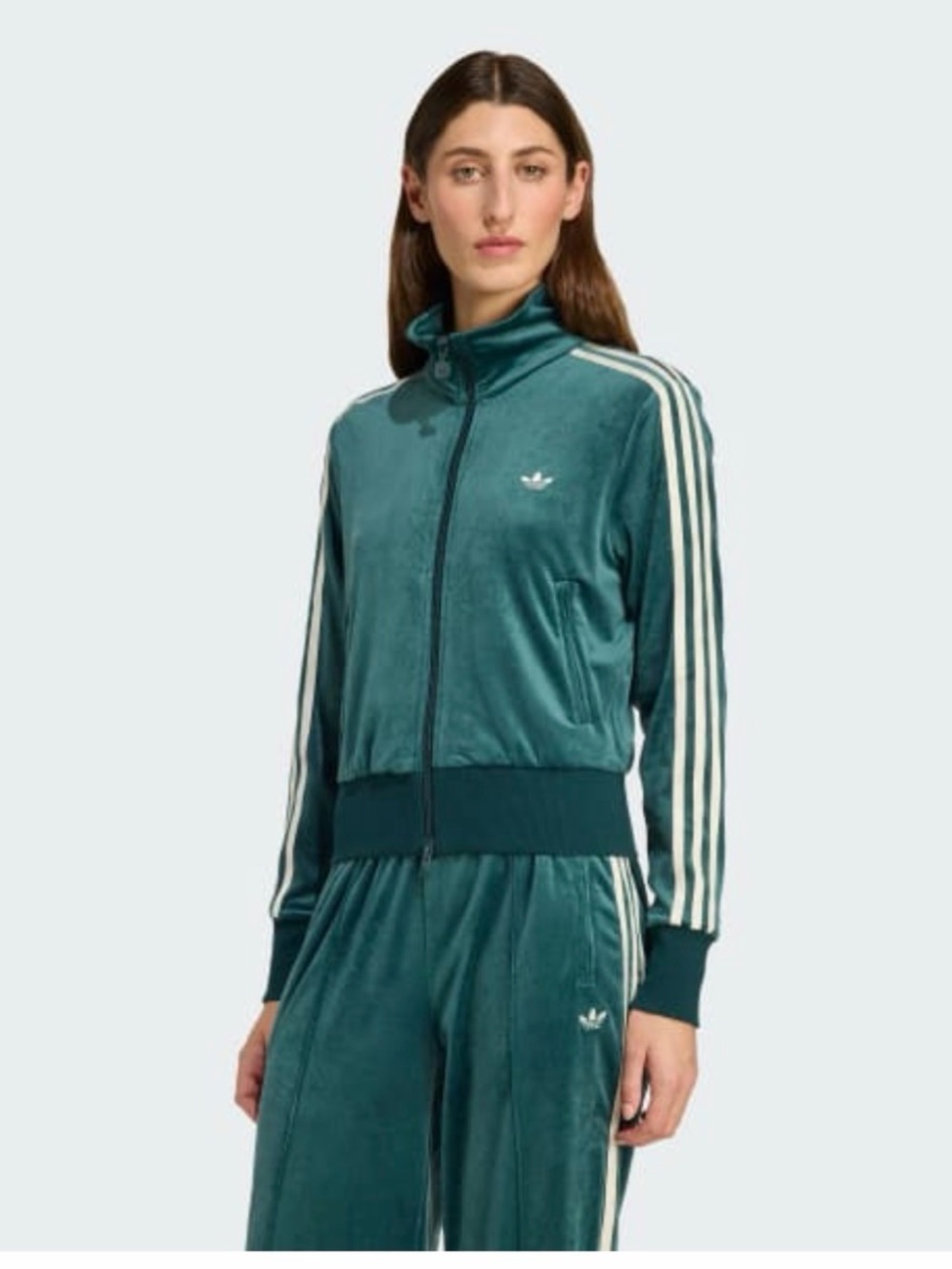 Adidas originals x Liberty London debossed velvet firebird track jacket | XL